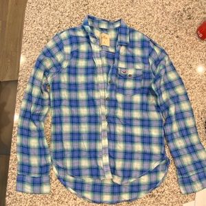 Hollister light weight flannel shirt
